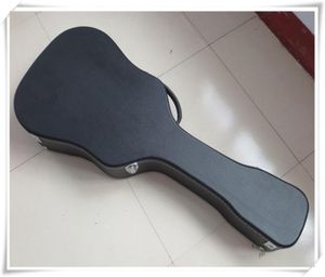 Custodia rigida nera per chitarra acustica elettrica da 41 pollici da 43 pollici, il colore può essere personalizzato come richiesto9855807