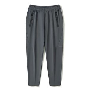 Män sportbyxor som springer med blixtlåsfickor Soccer Training Jogging Sports Trousers Fitness Football Legings Sweatpants 240305