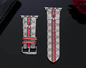 Luxus-Designer-Leder-Uhrenarmbänder für Apple Watch Band 42 mm 38 mm iwatch 2 3 4 5 Bänder Top Fashion Strap 42 mm 44 mm Lederarmband S2120104