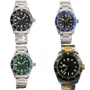 Горячие механические часы с серебряным покрытием, ремешок для часов из нержавеющей стали, роскошные дизайнерские часы, прочный Montre Luxe, черный циферблат, красный ободок, автоматические наручные часы, новые SB062 c4