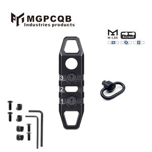 Ma Gaipu Metal 3-slot Guide 20mm MLOK KEYMOD Woodguard with QD Steel Ball Head