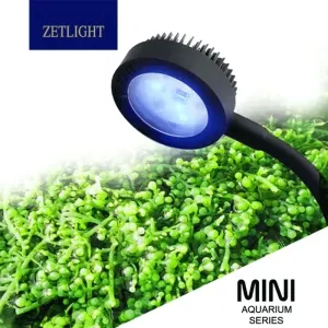 Iluminações Zetlight LED lâmpada M1 LED Full Spectrum Nano Pequeno Aquário Tanque de Peixes Água Salgada Marinho Coral Reef LED e luz de planta