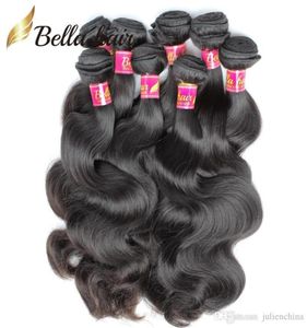 Mieszaj długość 830 Virgin Peruvian Human Hair Weave 4pclot Fave Extensions Bella Bundles6352752