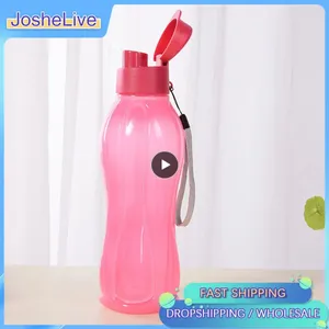 Water Bottles Bottle Plastic Portable Outdoor Sports Cup Large Capacity Solid Color Space Drinkware