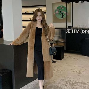 And Original French Lagoon Integrated Women's Henin Fur Coat 20230 New Winter Sheepskin Hair 1894