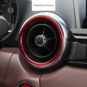 Akcesoria CAR AC Warunek klimatyzacji AC Pierścień Wentylacyjny Dekoracja wentylacyjna dla Mazda Mx5 Mazda 2 CX3 MX5 RF ND2473870