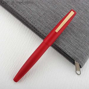 Перьевые ручки Перьевые ручки Jinhao 80 Red Gold Clip Бизнес-офис Студент Школьные канцелярские принадлежности EF 0,30 мм Перьевая ручка Чернильные ручки Q240314