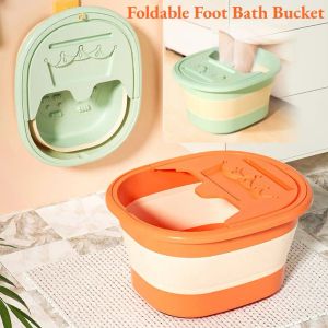 Bathtubs Foldable Foot Bath Bucket Footbath Massage Bucket Massage Foot Wash Basin Home Laundry Tub Bucket Portable Foot Soak Foot Tub