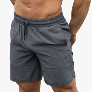 Europeu americano ginásio muscular verão fitness shorts casual correndo calças de cinco pontos dos homens treinamento basquete secagem rápida 240306