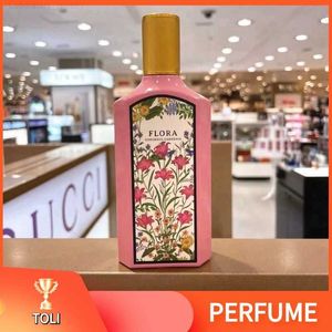 Stok Marka Flora Parfümleri Kadınlar İçin Köln 100ml Kadın Seksi Koku Parfümleri Sprey EDP Parfumları Kraliyet Özü Düğün Parfüm Hızlı Gemi Toptan