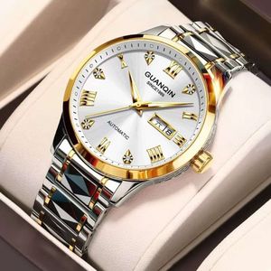 Swiss Business Couple of Fully Automatic Mechanical Waterproof Men's and Women's Watch Glow at Night