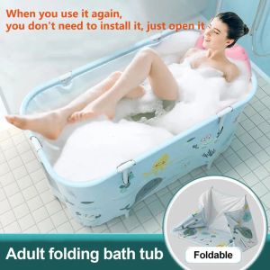 Bathtubs Bath tub adult folding bath free installation tub sweat steaming adults portable ice bath