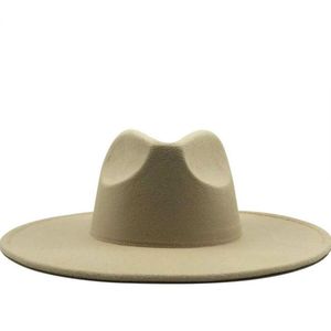 Large Big Wide Brim Hats Fedoras in bulk Top Formal hat Lady Felt Fedora Hat Men Women Jazz Panama Cap Man Woman Caps Male Female Fashion Accessories Factory Price