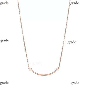 디자이너 Tiffanyset Charm Necklace 고품질 트렌드 브랜드 고급 쥬얼리 Tiffanybracelet 여성 클래식 기하학적 지르콘 잠금 장미 금 Tiffancy 목걸이 514