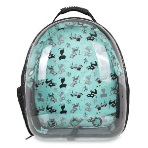 Bebek arabaları küçük köpekler için şeffaf seyahat çantası kedi taşıyıcı çanta açık evcil hayvan omuz çantası uzay kapsülü nefes alabilen taşıyıcılar sırt çantası