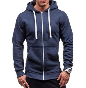 Vinter hoodie manlig cardigan fleece långärmad hoodies män blixtlås tröjor huvtröja mens huvor plus size pälsjacka jumper1732712