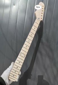 NEW Guitar Neck 22 Fret 255 inch Canada Maple Dot Inlay reversed Head Unfinished7838683