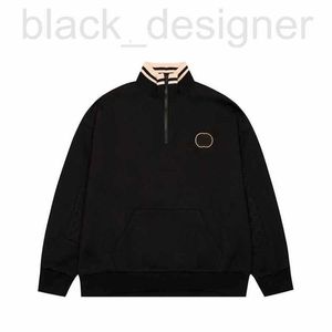 Men's Tracksuits designer tracksuit autumn and winter new high quality letter embroidery stand collar pullover striped hoodie casual with pure color simple 3YEH