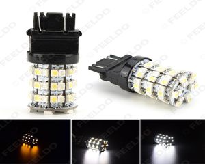 2PCS T20T25 3157 60SMD 1210 رقاقة Whiteyellow Dual Color Switchback LED LED LED 15924324573