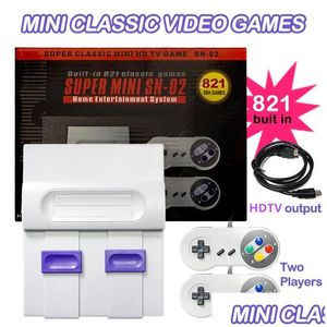 ポータブルゲームプレーヤー1080p HDTV TV-OUT 821VIDEOハンドヘルドSFC NES GAMES CONSOLES CHILDLE FAMILY GAMING HINEREE DROP DERVERCEACCCE OTJML