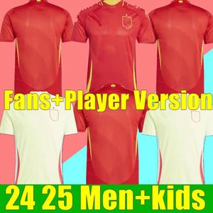 24 25 25 koszulki Espana Piłka nożna Pedri Lamine Yamal Rodrigo Pino Merino Sergio M.Asensio Ferran Hermoso Redondo Caldentey 2024 Euro Football Shirt Camiseta Futbol