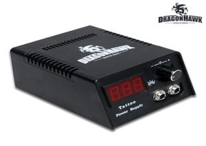 LCD Digital Dual Machine Tattoo Power Supply med EU US Power Plug A Quality for Kits Guns Foot Pedal Cladd TNT 6187153