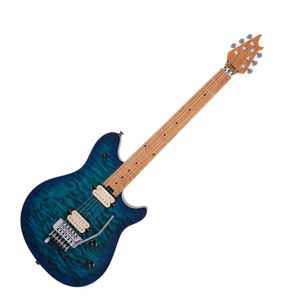 خاص QM Baked Maple Fingerboard Chlorine Burst Guitar Electric Guitar