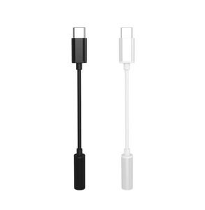 USB Tip C 35mm Aux Aux Adaptörleri İPad MacBook Pro Galaxy S21 Audio Jack Splitter kulaklık kablosu1213952