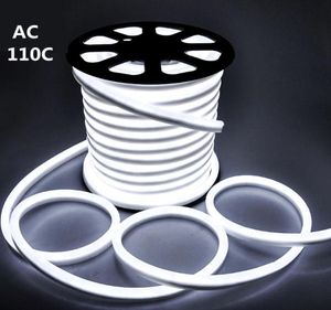 AC 110V NEON ROPE ROPE LED شريط واحد 50 متر في الهواء الطلق IP67 5050 SMD Light 60ledsm مع Countable لتوفير الطاقة في 1Meter4931060