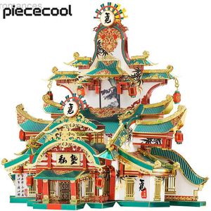 3D-Puzzles Piececool 3D-Metallpuzzle „Ancient Academy“, DIY-Puzzle, Modellbausätze, Bausatz für Teenager, Spielzeug, Geburtstagsgeschenke, 240314