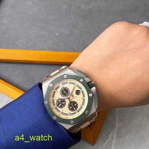 AP Mens Watch Womens Watch Royal Oak Offshore Series Automatisk mekanisk dykning Vattentät keramiskt stål Rummiband Datum Tidpunkt Display Mensklockor