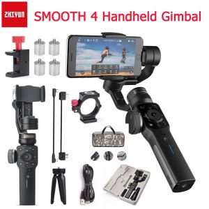 Głowy Zhiyun Smooth 4 3Axis Handheld Smartphone Gimbal Stabilizator dla iPhone'a XS Max x 8 7 Samsung S9 S8 Action Camera Vlog na żywo