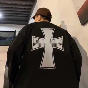 Mens Hoodies Sweatshirts Ch Designer Clothing Hoodie Heart Cro Ch Cross Off Axel Sleeve Black Plush tröja Streetwear Chromes 2024a7ma