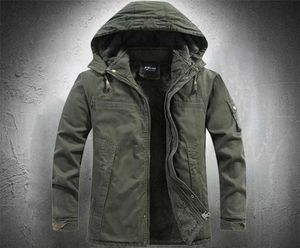 Army Green Military Jacket Outdoor Parka Coat Tactical Cotton Coat Winter Jacket Men Fashion Coat Kläder Högkvalitativ tjockare 216565285