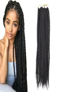 Verkauf von Crochet 3S Box Braids 18 Zoll Jumbo Braids Kanekalon Ombre Box Crochet Braid Synthetic Box Braiding Hair Extensions4405586