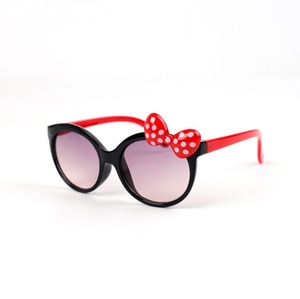 Adorable Color Block With Bow Decor Large Frame Sunglasses Teens Boys Girls Outdoor Party Vacation Travel kids eyewear wholesale