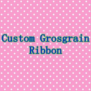 accessories DHK 50yards 100yards Heat Transfer Custom Ribbon Printed Grosgrain DIY Craft Decoration S819