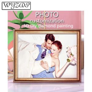 Stitch Personaliserad anpassning DIY Diamond Mosaic broderi DIY Diamond Rhinestone Needwork 5D Diamond Målning Cross Stitch Kit