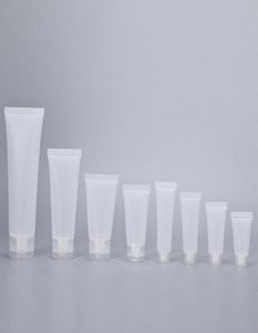 Plastic Packaging Bottles Travel Cosmetic Soft Tubes Frosted Bottle Reusable Lotion Squeeze Container with Screw Flip Cap 10ml 15m5167810