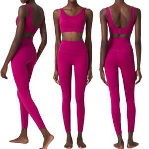 Calças ativas ai yoga outono/inverno copo de respiração sutiã esportivo profundo conjunto longo cross border terno feminino fitness duas peças