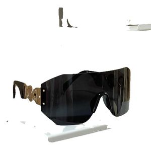 Avvolgimento oversize per donna uomo nero grigio occhiali senza montatura occhiali da sole firmati Sunnies Eyewear Withijqy1uoa