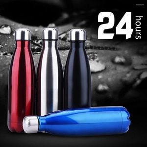 Wasserflaschen Doppelwandige kreative BPA-freie Flasche Großhandel Edelstahl Bier Tee Kaffee Tragbare Sport Vakuum Thermoskanne 350 ml Victory