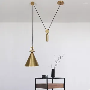 Pendant Lamps KALIMBA Lamp Pulley Light Industrial DIY Combin Adjustable Hanging Wire Designer Dinning Room Decor Bedroom Luxury