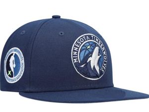 2024 American Basketball „Timberwolves” Snapback Hats 32 Drużyny luksusowy projektant hou okc phi lac casquette sportowy pasek hapback z powrotem regulowany czapkę a3