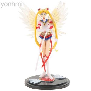 Action Figure Toy 17 cm Sailor Moon Anime Figure Kawaii Tsukino Usagi Action Figure PVC Collezionismo Modello Giocattoli per bambini Per ragazza Regalo ldd240314