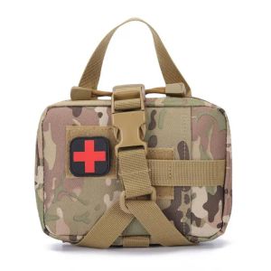 패킷 업그레이드 전술 EMT 파우치 RIP Molle Medical Kit Ifak Tearaway 응급 처치 키트 여행 야외 하이킹 병원 생존 백