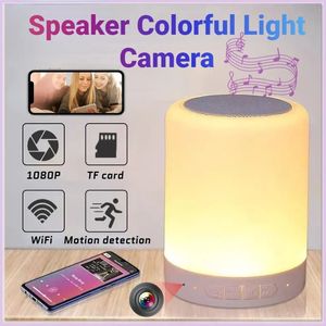 Mini Camera WiFi Bluetooth Speaker Wireless Monitoring Security Protection Remote Monitor Camcorders Surveillance Smart Home 240229