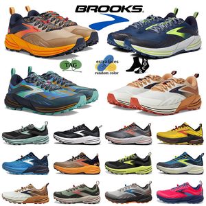 Luxury Mens Trainers Brooks Running Shoes Sports Brook Cascadia 16 Designer Shoes Dhgate Launch 9 Hyperion Tempo Triple Black White Men Women Platform Sneakers