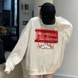 Outono Hoodie Homens Designer Sweater Mens Womens Box Carta Impressão Gráfico Moletom Moda Casual Solto Pescoço Slouchy Vento Manga Longa Camiseta