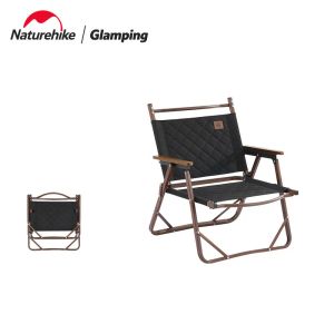 Mobiliário Naturehike 2022 Novo Kermit Espessado Cadeira Dobrável Portátil Ao Ar Livre Camping Picnic Churrasco Cadeira Lounge Chair Cadeira de Pesca